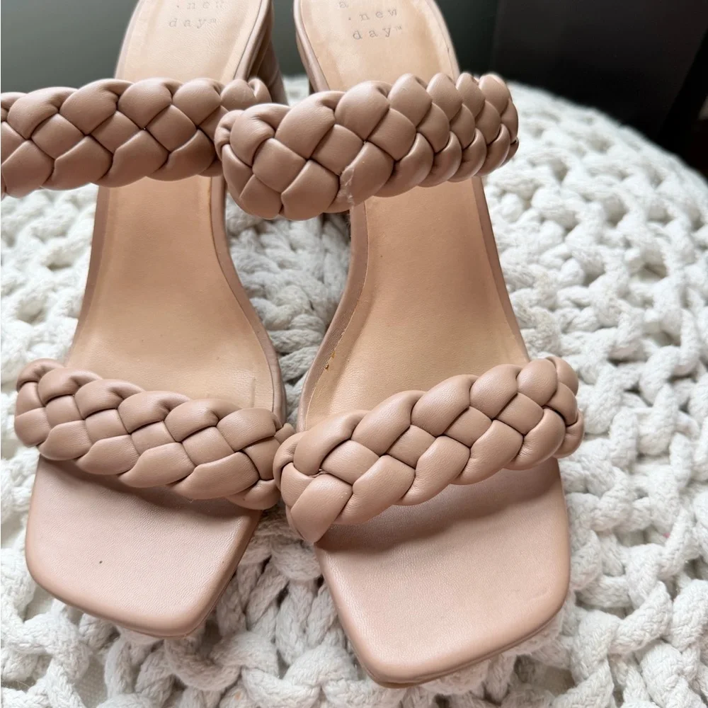 a new day Braided Strap Nude Heels - Picture 2 of 5